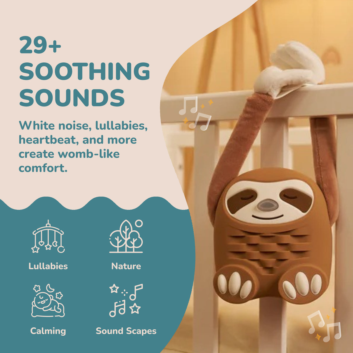 SleepaSloth Baby Sound Machine