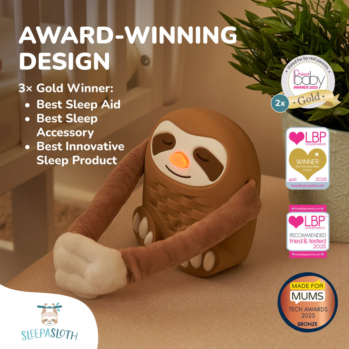 SleepaSloth Baby Sound Machine